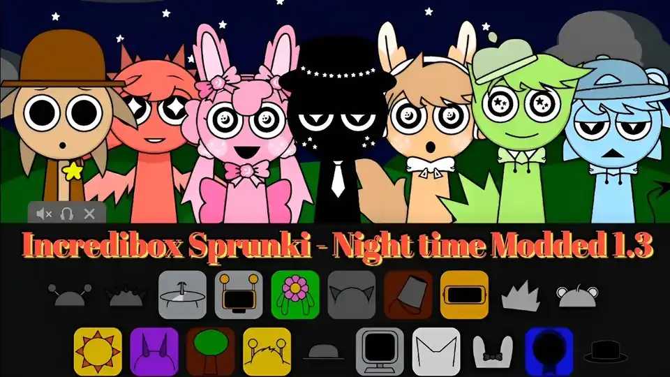 Sprunki Night Time Modded