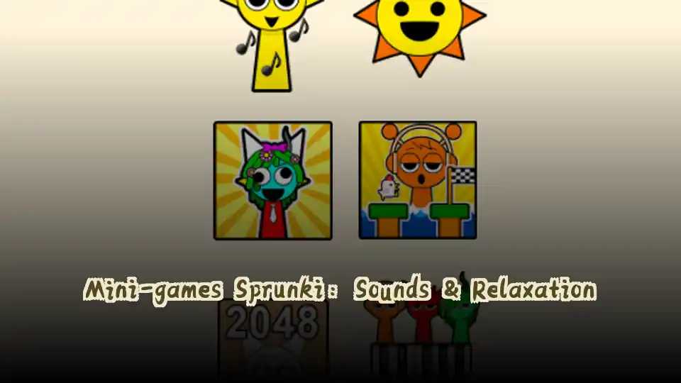 Mini-games Sprunki: Sounds & Relaxation