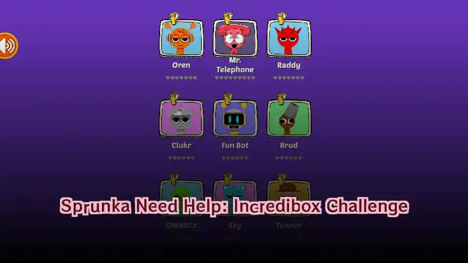 Sprunka Need Help: Incredibox Challenge