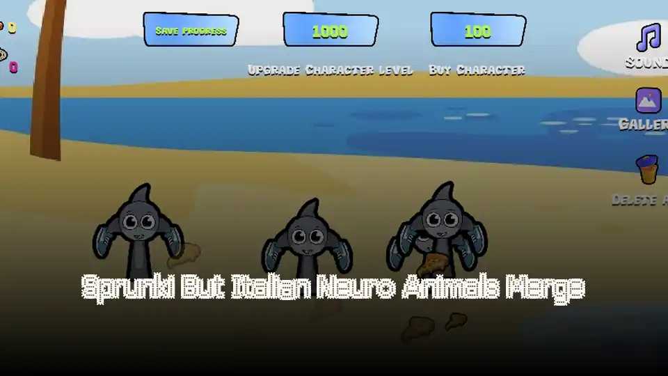 Sprunki But Italian Neuro Animals Merge
