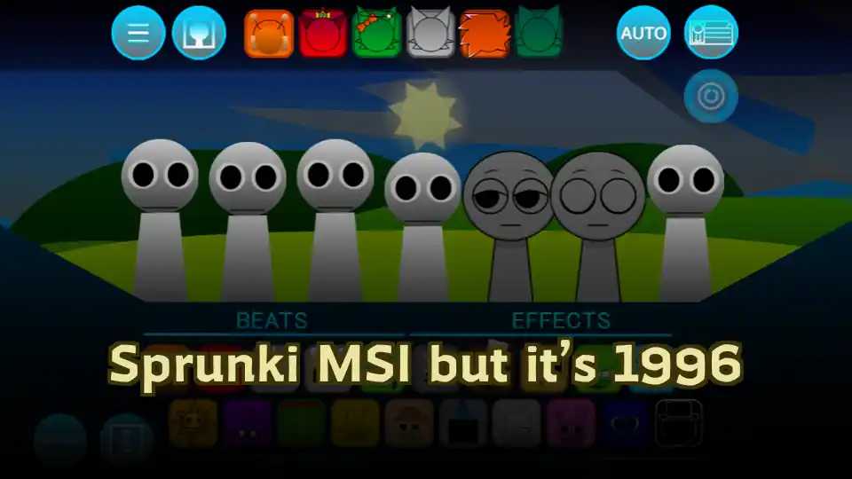 Sprunki MSI but it’s 1996